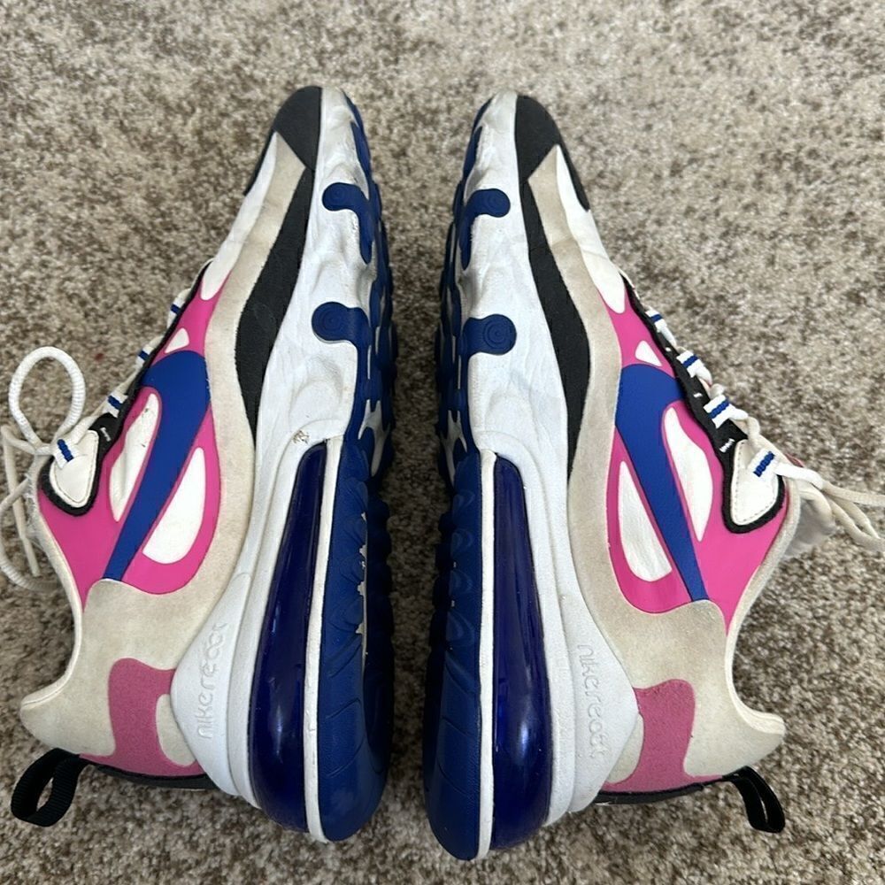 Nike Air Max 270 React W - Summit White/Cosmic Sneakers 9 - Picture 4 of 6
